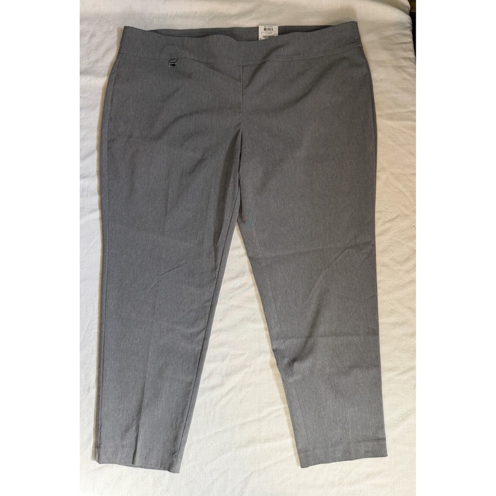 Alfani Plus 28W Gray Skinny Pants NWT Tummy Control Stretch Career Work Wear